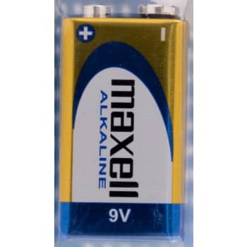 [881081459] Maxell Alkaline batteri 9 V, E/6LR61, 1 stk.