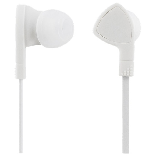[8037169] Streetz in-ear headset m. 1,2m ledning - hvid