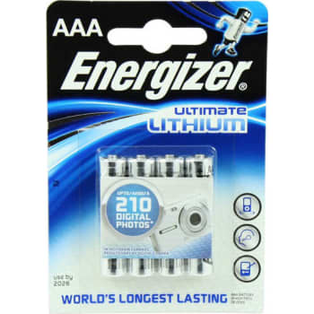 [881081511] Energizer L92/AAA batteri, 4 stk.