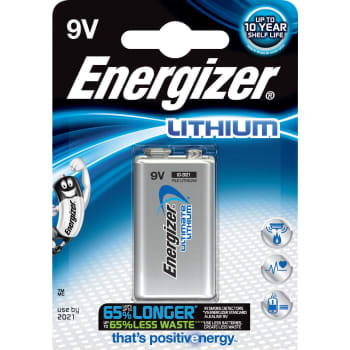 [881081722] Energizer Ultimate Lithium batteri, 9 V, 1 stk.