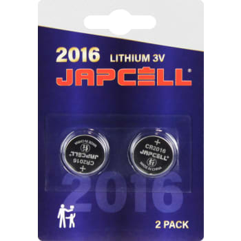 [881081882] Japcell lithium CR2016 batteri, 2 stk.