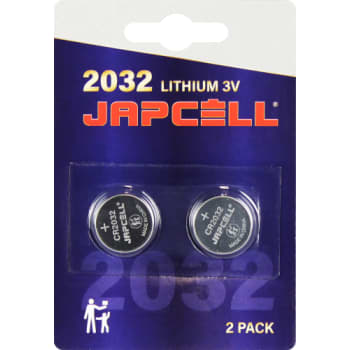 [881081884] Japcell lithium CR2032 batteri, 2 stk.