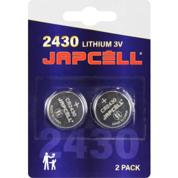 [881081886] Japcell lithium CR2430 batteri, 2 stk.