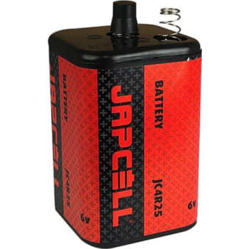[881081941] Japcell tørbatteri med fjeder 6 V, 4R25, 1 stk.