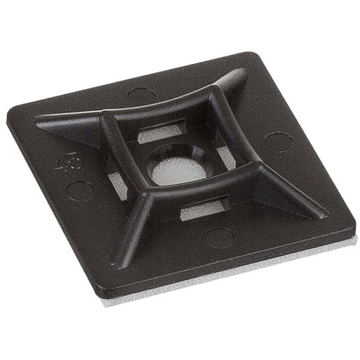 [0998953] Strips / Kabelbinder holder 19x19 sort - 100 stk.