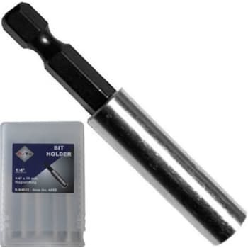 [853003791] BaTo bitsholder 1/4" x 75 mm med magnet, rustfri