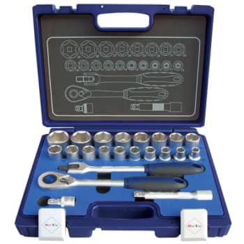 [853009616] BaTo topnøglesæt 1/2", 10-32 mm, 20 dele