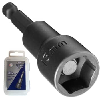 [853012495] 1/4" boltbits med magnet, 7 mm, stk.