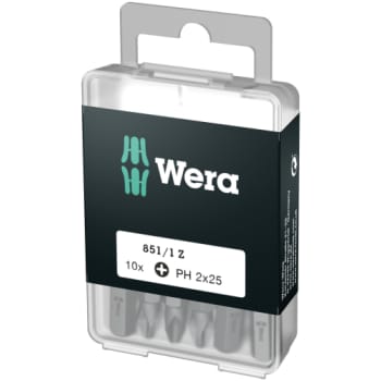 [853013805] Wera bits PH 2, 25 mm, 851/1 Z DIY, 10 stk.