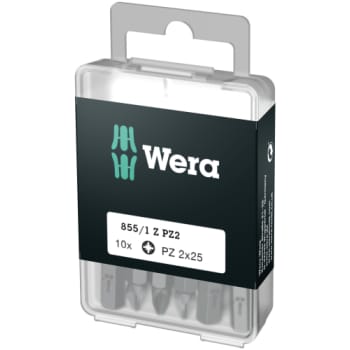 [853013807] Wera bits PZ 2, 25 mm, 855/1 Z DIY, 10 stk.