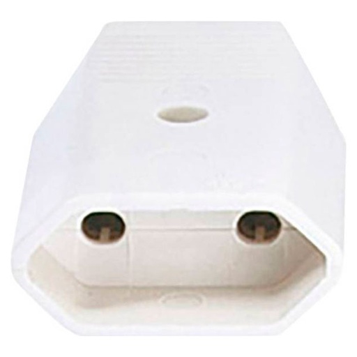 [6228429852] Flad EU forlængerled uden jord - hvid