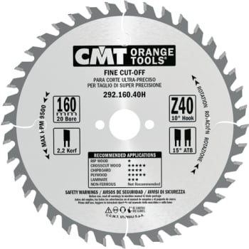 [853018526] HM klinge CMT  184x16  -40t   