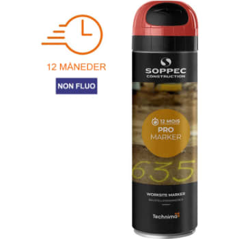[853019018] Soppec markeringsspray PROmarker, rød, 500 ml