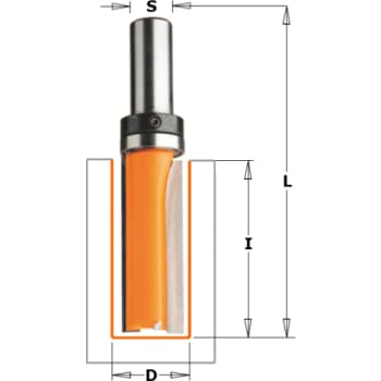 [853024857] Notfræser HM 16x66 Ø 8 m/leje 