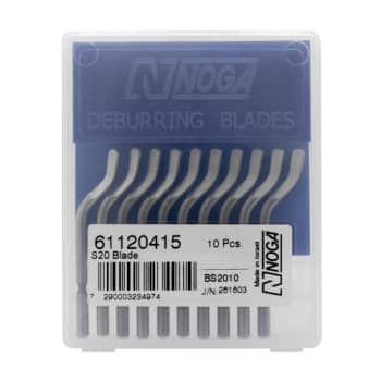 [861284085] NOGA afgrater klinge BS2010 S20 V/H HSS, 10 stk.