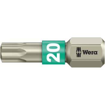 [853027941] WERA 3867/1 TS TORX® bits, rustfri stål, TX 20 x 25 mm
