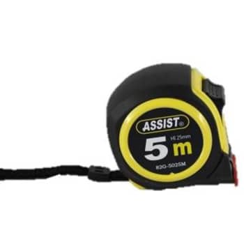 [853029845] Assist 5 m båndmål 25 mm m/mag