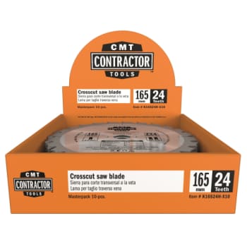 [853032296] CMT Contractor klinger, Ø165 mm, 24 td. 10 stk.