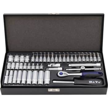 [853035469] BaTo topnøglesæt, 1/4", 46 dele