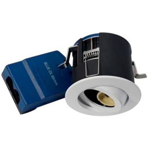 [5442001154] Blue-DL udendørsspot version 1 m. GU10 fatning - Mat hvid