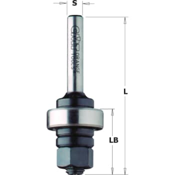 [853045681] Spindel m/kugleleje Ø8mm skaft