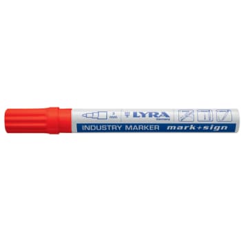 [853045987] Lyra industri marker 4040, rød