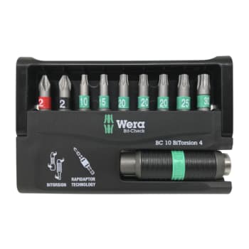 [853055280] Wera Bit-Check 10 BiTorsion 4 HJS