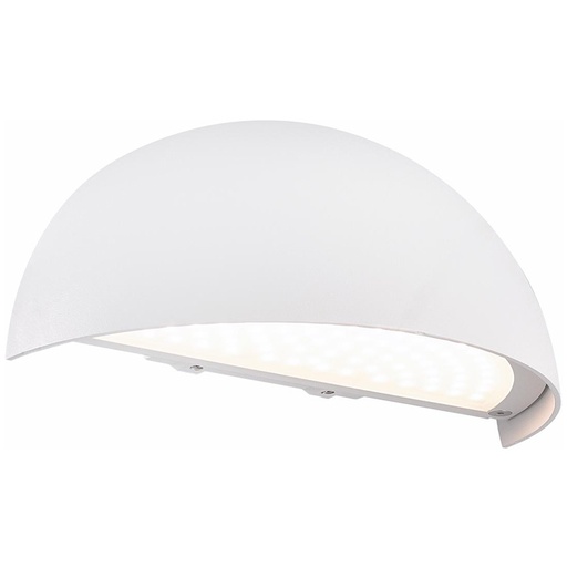 [9977304] Udendørs væglampe 8,4W LED BODA 3000K - hvid