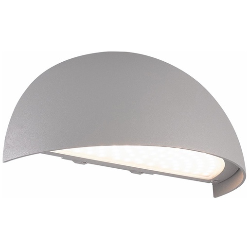 [9977309] Udendørs væglampe 8,4W LED BODA 4000K - sølv