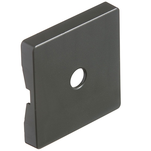 [1020007930] Fuga Afdækning for udtag. 50x50 Koksgrå (Ny Model)