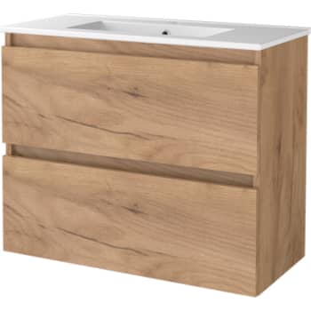 [786010058] Sanibell Basicline kompakt møbelsæt 81x39,5cm whiskey eg