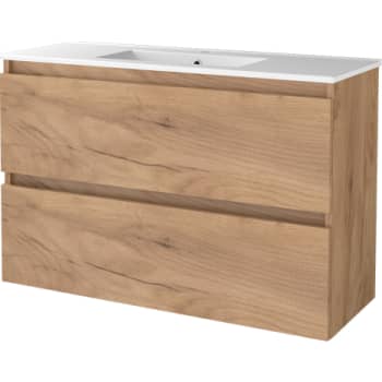 [786010078] Sanibell Basicline kompakt grebsfri møbelsæt 101x39,5cm whiskey eg