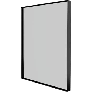 [786016111] Sanibell Basicline spejl 50x60cm, mat sort aluramme