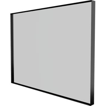 [786016151] Sanibell Basicline spejl 80x60cm, mat sort aluramme