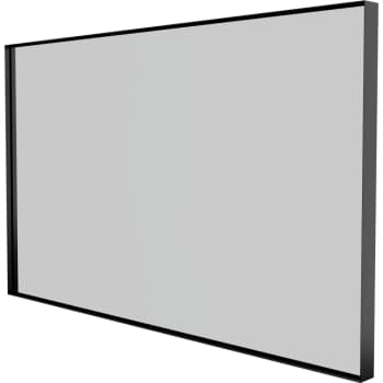 [786016171] Sanibell Basicline spejl 100x60cm, mat sort aluramme