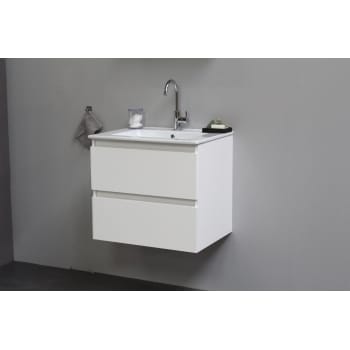 [786030030] Sanibell Online møbelsæt 61x46,5 cm hvid højglans LEVERES USAMLET