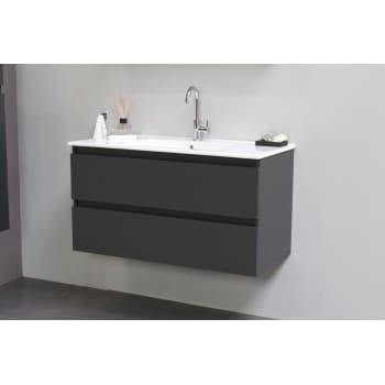 [786030072] Sanibell Online møbelsæt 101x46,5 cm mat antracit, leveres usamlet