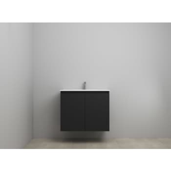 [786031241] Sanibell Online møbelsæt 81x46cm matsort med 2 låger