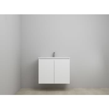 [786031249] Sanibell Online møbelsæt 81x46cm mathvid med 2 låger
