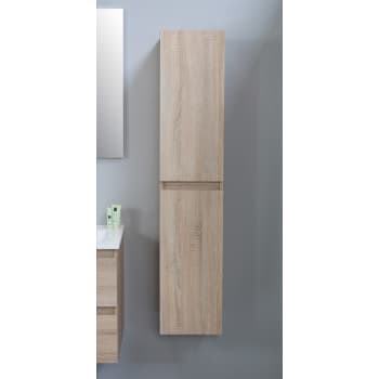 [786034237] Sanibell Online højskab 145x30x30cm bardolino eg leveres samlet