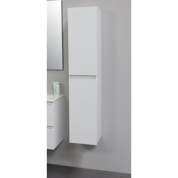 [786035230] Sanibell Online højskab 145x30x30 hvid højglans leveres usamlet