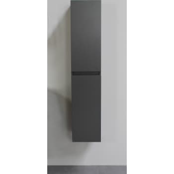 [786035232] Sanibell Online højskab 145x30x30 mat antracit leveres usamlet