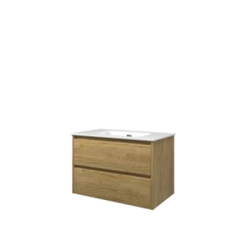 [786050247] Sanibell Proline møbelsæt 81x46,8cm ideal eg, 2 softclose skuffer