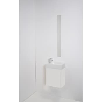 [786058120] Sanibell Proline håndvask 40x23x10cm med hanehul til venstre