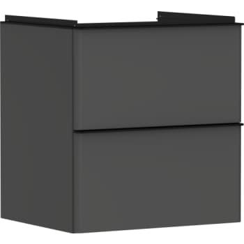 [786701321] HANSGROHE Xelu Q vaskeskab mat diamantgrå 580X475mm m/ 2 skuffer