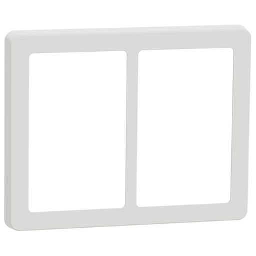 [1017061015] LK Fuga ramme BASE 63 2x1½m - hvid