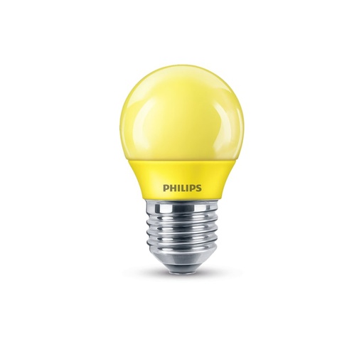 [2057808907] Philips LED Krone Kulørt 3,1W P45 E27 Gul