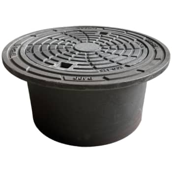 [221117142] Ulefos 425 x 250 mm karm/dæksel m/lås, rund, flydende, 40 t, SG