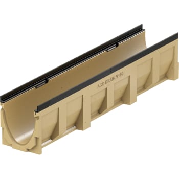[221542001] ACO V150G 1000 mm rende nr. 1 m/støbejernskarm, uden udløb/rist