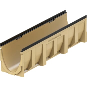 [221544000] ACO V200G 1000 mm rende 0.0 med støbejernskarm, uden udløb/rist